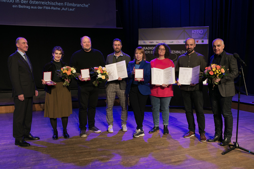 Überreichung 25. Radiopreis der Erwachsenenbildung, Büro Medienpreise der KEBÖ - Konferenz der Erwachsenenbildung Österreichs, Verband Österreichischer Volkshochschulen, Radiokulturhaus, 1040 Wien, Argentinierstraße, Jänner 2023