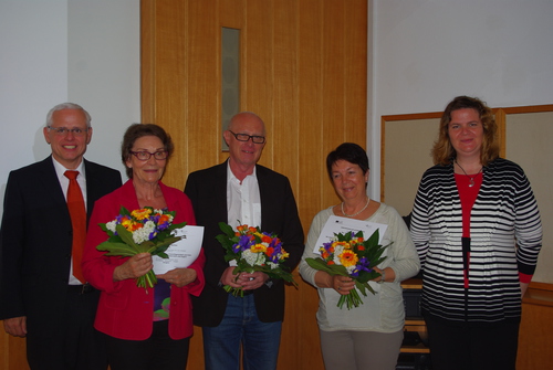 Foto Forum: Zertifikatsübergabe bei der Abschlussveranstaltung